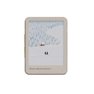 煦时 | 汐匣蓝牙音响 发光的治愈系桌搭 可换画片 冬日氛围感礼物