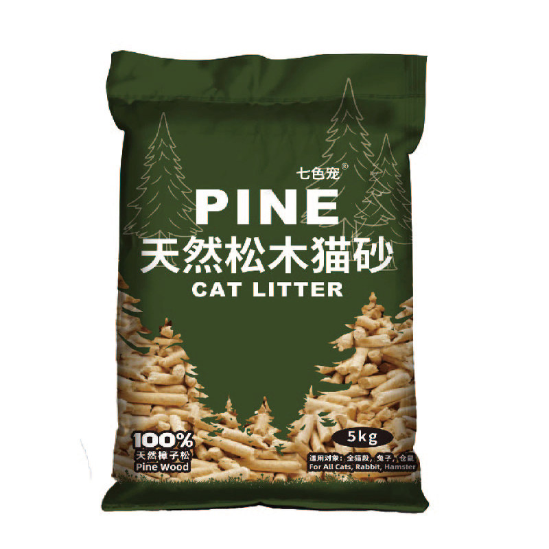 松木猫砂全新升级除臭低尘吸水防臭仓鼠兔子宠物垫料5KG大包装