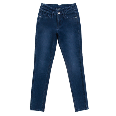 第五街高腰小直筒加厚保暖长裤