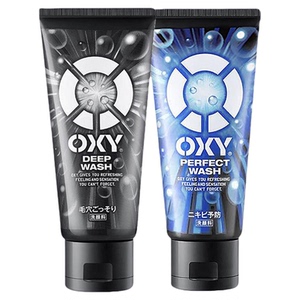 父亲节送礼曼秀雷敦OXY男士洁面乳深层清洁去角质黑头控油洗面奶