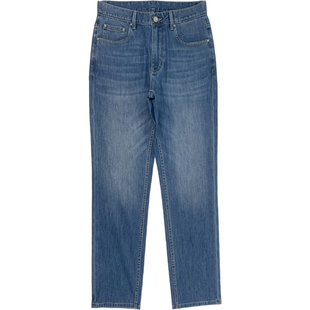 大牛传说春夏款男士宽松直筒牛仔裤蓝色长裤弹力百搭休闲大码1328