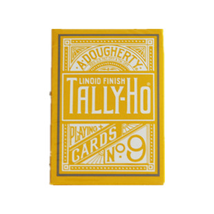 CKB纸牌 Tally Ho Maeda 前田知洋 银边 黄色TH 花切收藏扑克