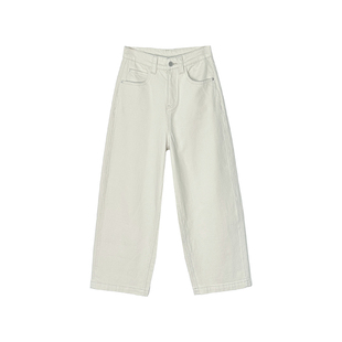 拿手版型!~小个子九分阔腿牛仔裤女2026新款春季宽松弹力奶奶裤