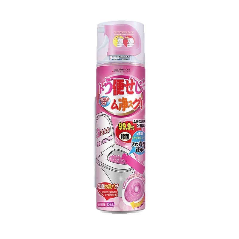 日本绵密泡泡洁厕剂|强力去尿垢