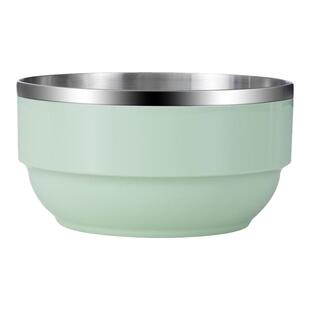 不锈钢碗304食品级家用2024新款碗盘防烫餐具碗筷套装单人一套