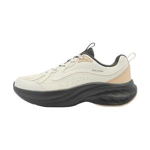 乔丹皮面跑步鞋运动鞋2025冬季防水轻便厚底减震商场同款正品女鞋