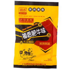 禛香香菇肥牛麻辣素牛肉解馋小零食8090后儿时怀旧办公室休闲零食