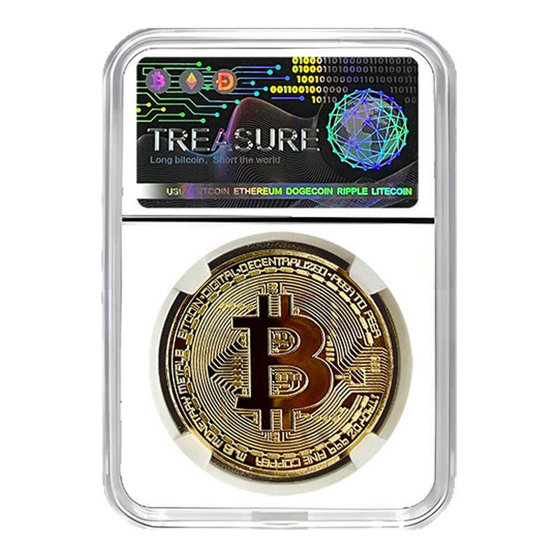 BTC虚拟币实物金币收藏