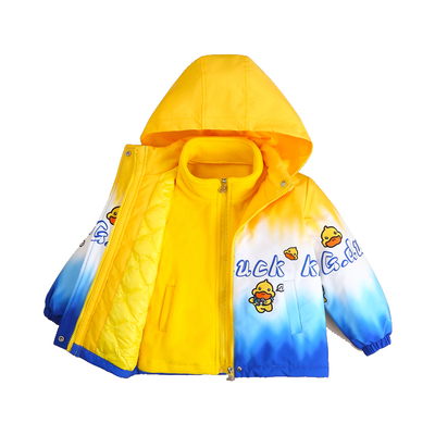 哈罗小黄鸭春秋冲锋衣薄款外套