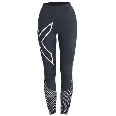 EVS高支撑 跑步压缩裤女马拉松高弹压力运动紧身裤夜跑速干健身裤