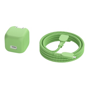 适用于贝尔金45w冰快充数据线保护套缠线苹果17充电器保护套Belkin专用硅胶壳iPad快充头套简约纯色防尘防摔