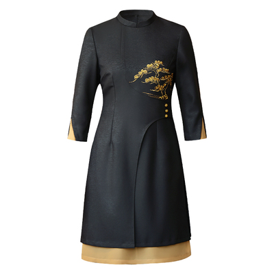 衣研堂中式餐饮刺绣工作服