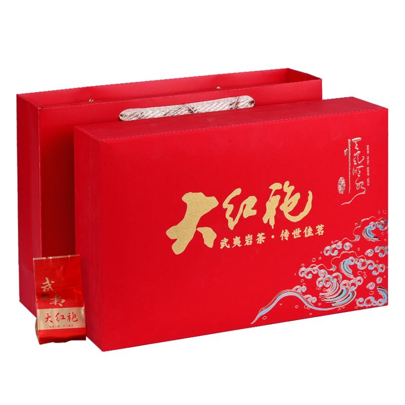大红袍茶叶礼盒30小包250g
