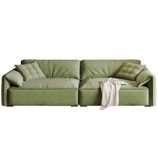 大象耳朵布艺沙发佛山东莞直排小户型棉麻龙江客厅沙发2024年新款