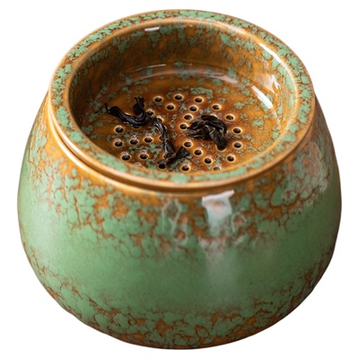 窑变茶渣缸陶瓷带过滤