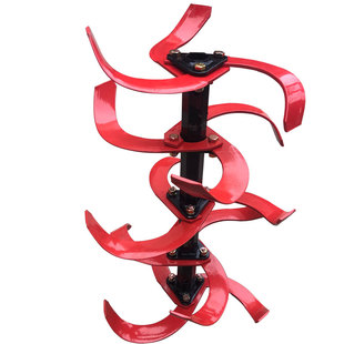 微耕机锰钢加厚防缠刀湿地刀加长280整套旋耕刀旱地耕刀 农机配件