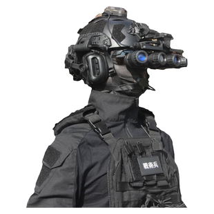 战术兵新款海豹SF战术头盔四目夜视仪COS暗区突围特种兵装备套装