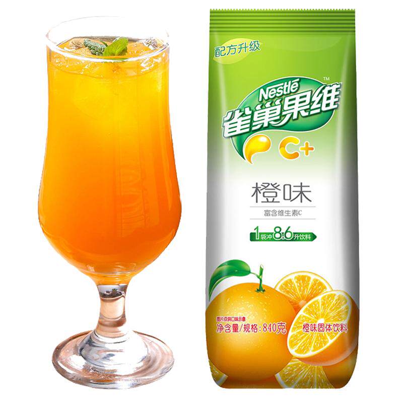 雀巢果汁粉果珍橙味固体饮料