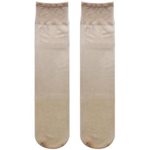 loismesa夏季脚尖全透明无痕隐形短丝袜超薄款肉色白色短筒袜男女