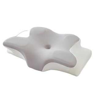 颈椎枕助睡眠蝶形枕防打鼾呼噜枕驼背侧睡分区专用枕反弓牵引枕头