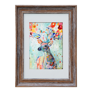 实木相框欧式复古挂墙创意大画框16 18 20 36寸拼图装裱画框定做