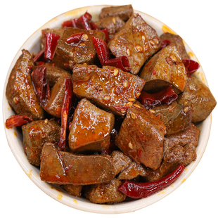 四川麻辣猪肝熟食卤味即食特产追剧下酒冷吃小吃解馋休闲零食夜宵