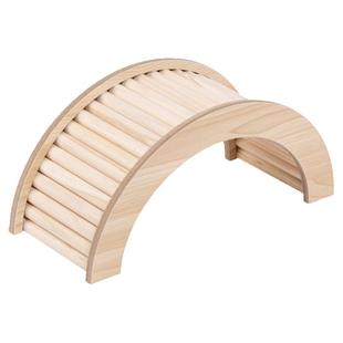 仓鼠拱形爬梯造景用品金丝熊围栏楼梯拱桥解闷玩具装饰平台玩具