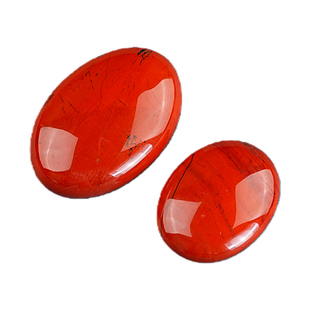 天然红碧玉把玩手件男女士随身原石保健球玉石文玩热敷石手盘神器