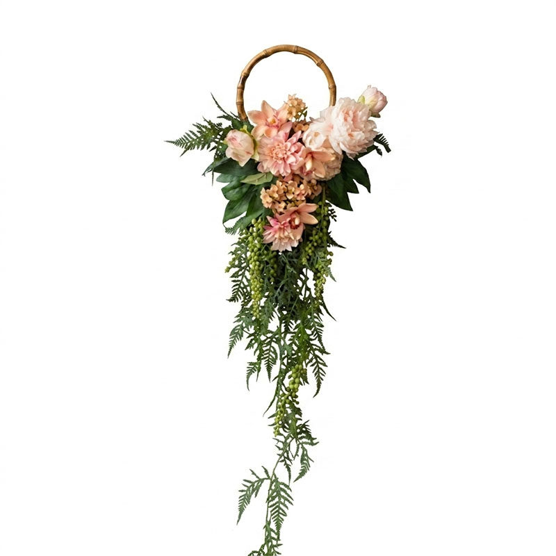 仿真花手提花手捧花瀑布垂坠花束