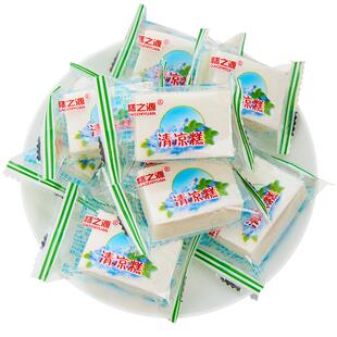 薄荷味清凉糕老式传统点心糕点零食休闲食品手工潮糕湖南特产小吃