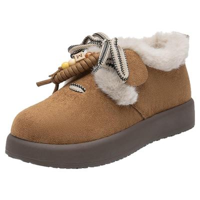 大东官方正品加绒勃肯雪地靴棉鞋