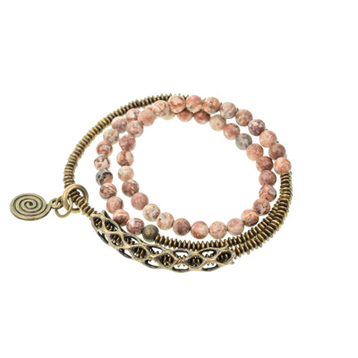 非鱼之家个性复古哑光珠子手串