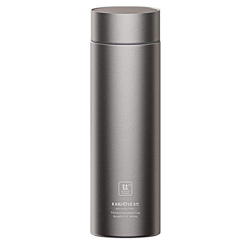 金灶F-19纯钛茶水分离保温杯