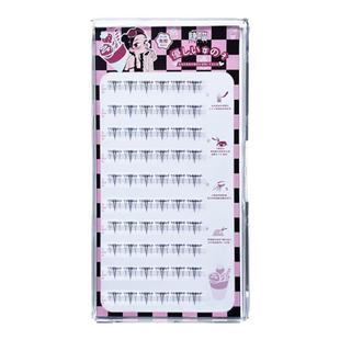 免胶懒人小火苗下睫毛假睫毛自然仿真透明梗自粘妈生下眼睫毛新手