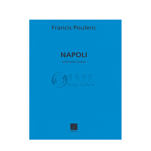普朗克 拿波里组曲 钢琴独奏 Salabert原版乐谱书 Poulenc Napoli Suite for Piano HL50400200