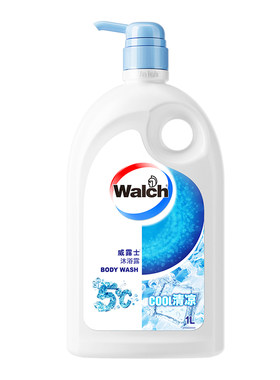 【新品】威露士五度清凉沐浴露1L