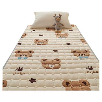 A类抗菌牛奶绒床垫褥子垫被毯子