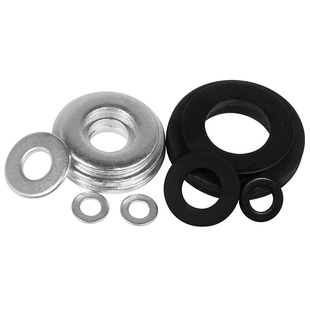 黑色8.8级平垫金属介子华司加厚垫圈垫片平介铁4.8级白锌M3-M30