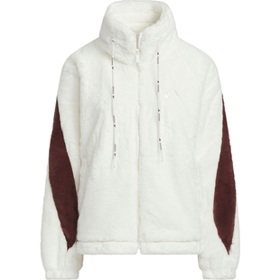 优购adidas阿迪达斯女子运动训练休闲宽松立领外套KC0079