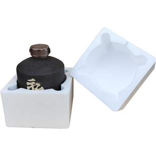 1-10斤陶瓷酒瓶包装 6支装快递泡沫箱白酒坛罐子酒壶防摔碎保护盒