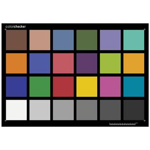 3nh ColorChecker测试24色卡chart图摄像镜头色彩还原测试RGB/LAB