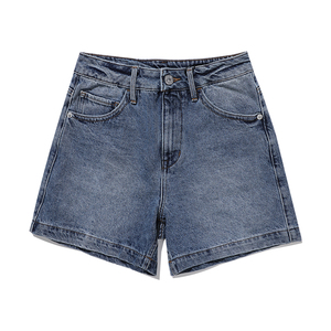 夏季牛仔短裤ABLEJEANS做旧高腰