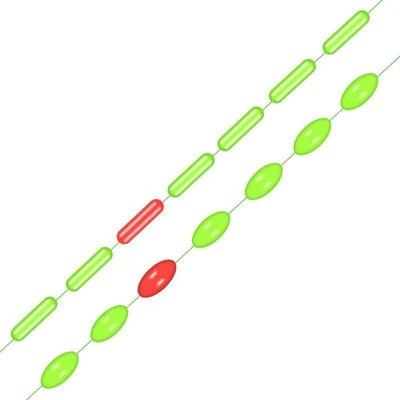 新型七星漂豆高端醒目灵敏传统溪流抖米钓专用防走水正品精品鱼漂