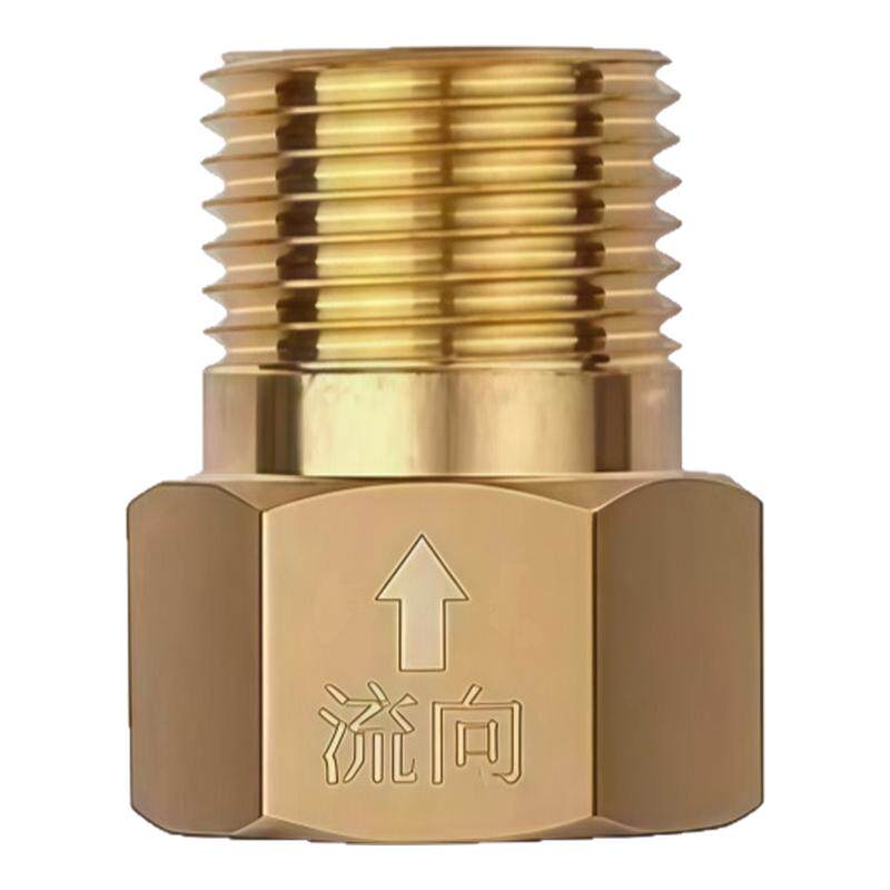 单向止回阀卫生间水管马桶防反水回水4分止逆阀热水器水表逆止阀