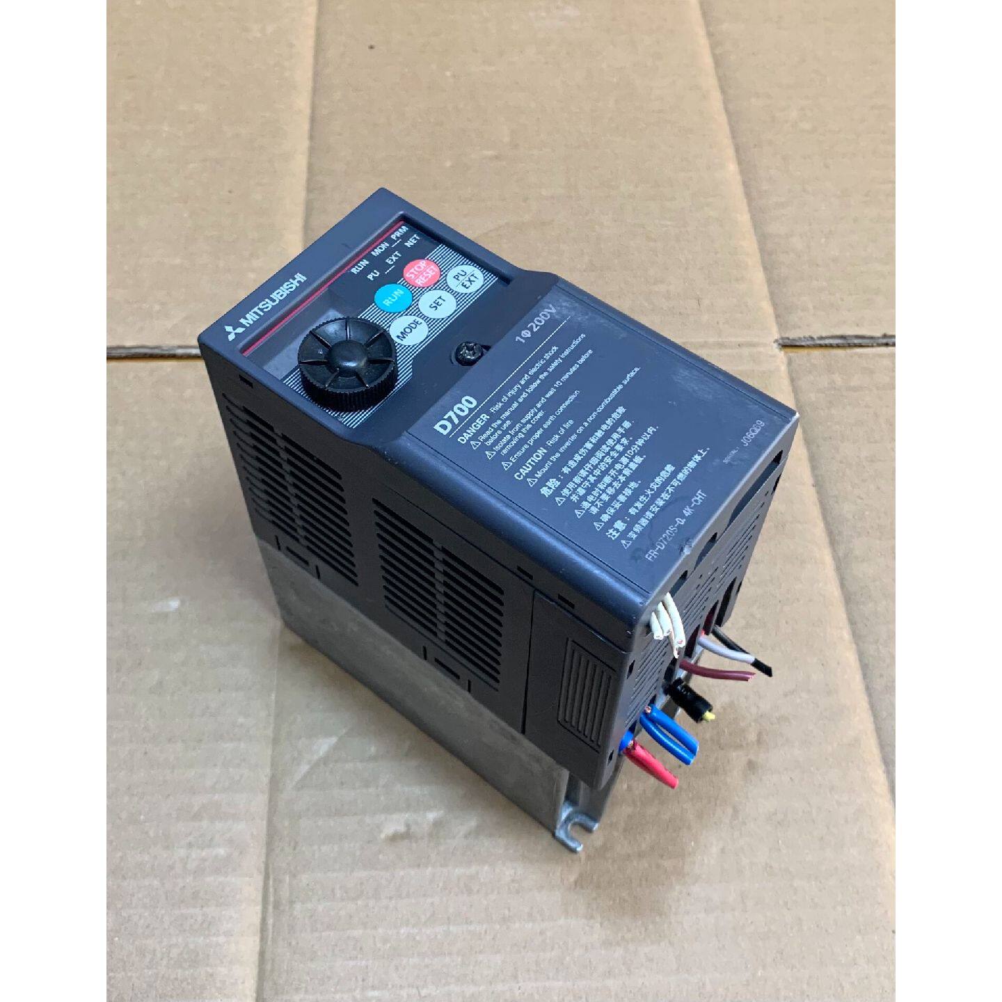 【议价-可维修】Mitsubishi 变频器 FR-D720S-0 75K 0.75K /二手