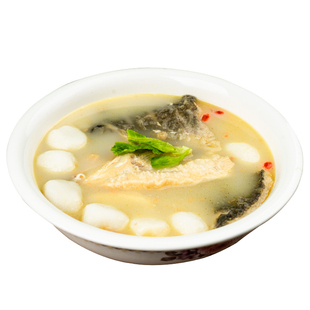第2件七折】新雅鱼头鱼丸汤加热即食淡水鲢鱼砂锅胖头鳙鱼火锅鱼