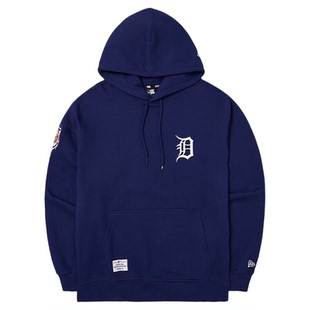 2025春季新款New Era纽亦华男女款透气毛圈里休闲套头潮连帽卫衣