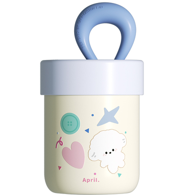 April高颜值吸管保温杯便携小巧