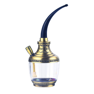 水烟壶过滤器烟斗男士烟嘴水烟筒袋锅烟丝烟草专用全套便携高档小