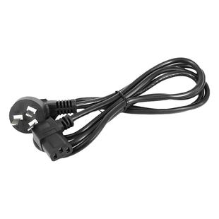 3C认证90度弯头电脑显示器电源线电脑机箱电饭锅三插国标品字弯尾